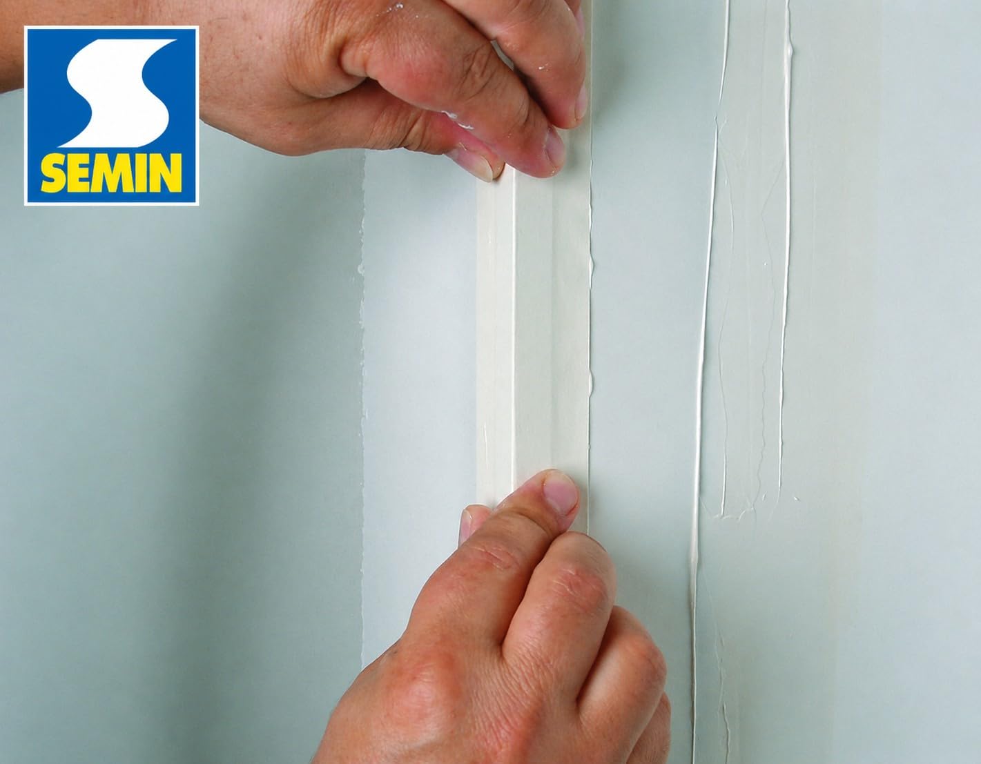 Semin Bande Armée Angle Placo 30 m – Renfort Angles Sortants Plaques de Plâtre – Papier & Acier – Finition Invisible – Bande à Joint Professionnelle