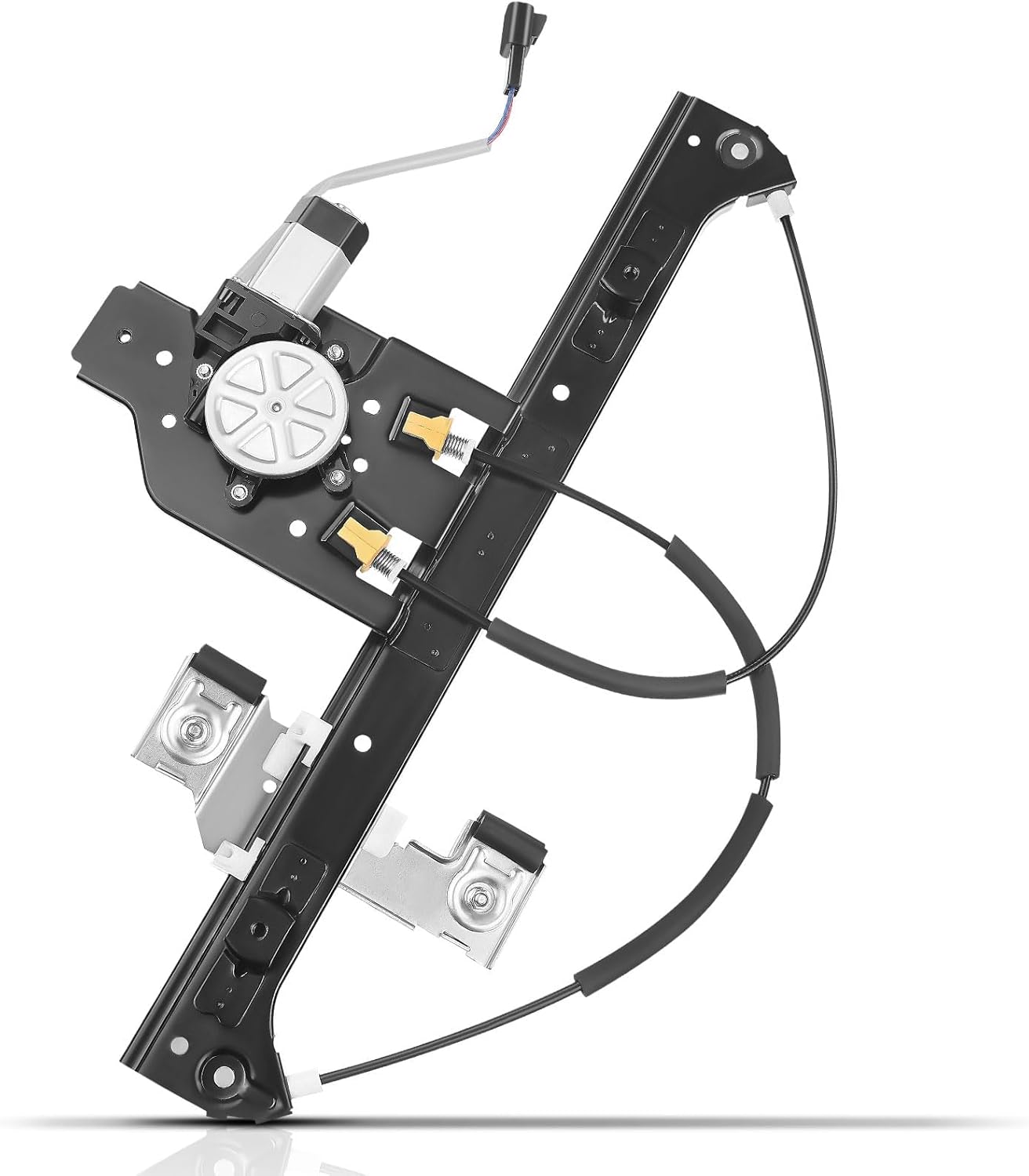 A-Premium Rear Right Passenger Power Window Regulator(2-Pin) Compatible with Chevrolet Trailblazer/Trailblazer EXT 2002-2006 & GMC Envoy XL 2002-2006, Envoy XUV 2004-2005 & Isuzu Ascender 2003-2005 Rear Passenger Side (RH)