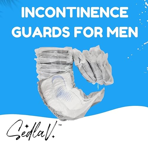 Miniatura 4 de SEDLAV Protectores de incontinencia para hombres, 52 unidades, máxima absorción, almohadillas de control de vejiga, talla única que se adapta a la