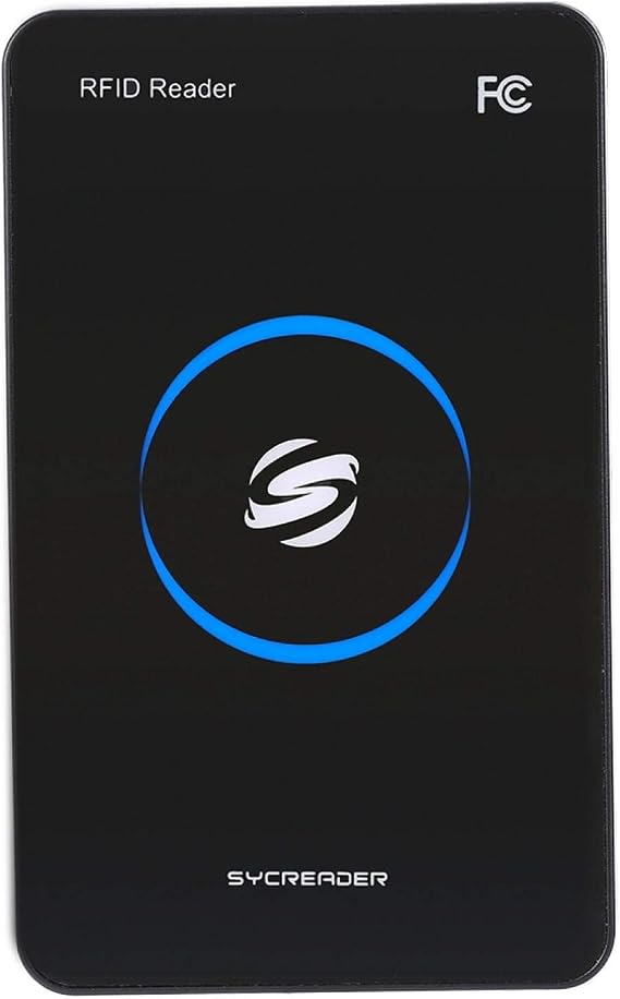 RFID Reader, 13.56MHZ Contactless HF RFID Smart IC USB Card Reader Access Control Card Reader for one MF1 S50 S70