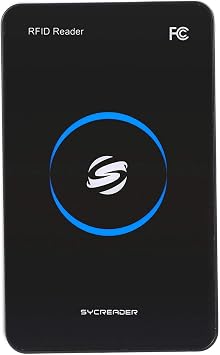 RFID Reader, 13.56MHZ Contactless HF RFID Smart IC USB Card Reader Access Control Card Reader for one MF1 S50 S70