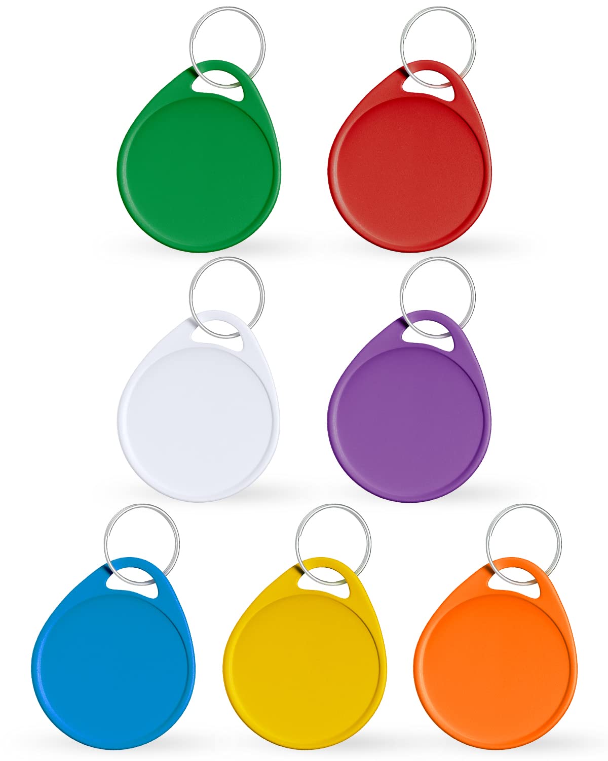 Amazon | [Pawfly] 3.8 cm カラフルなキータグ ラベル用 書き込み可能