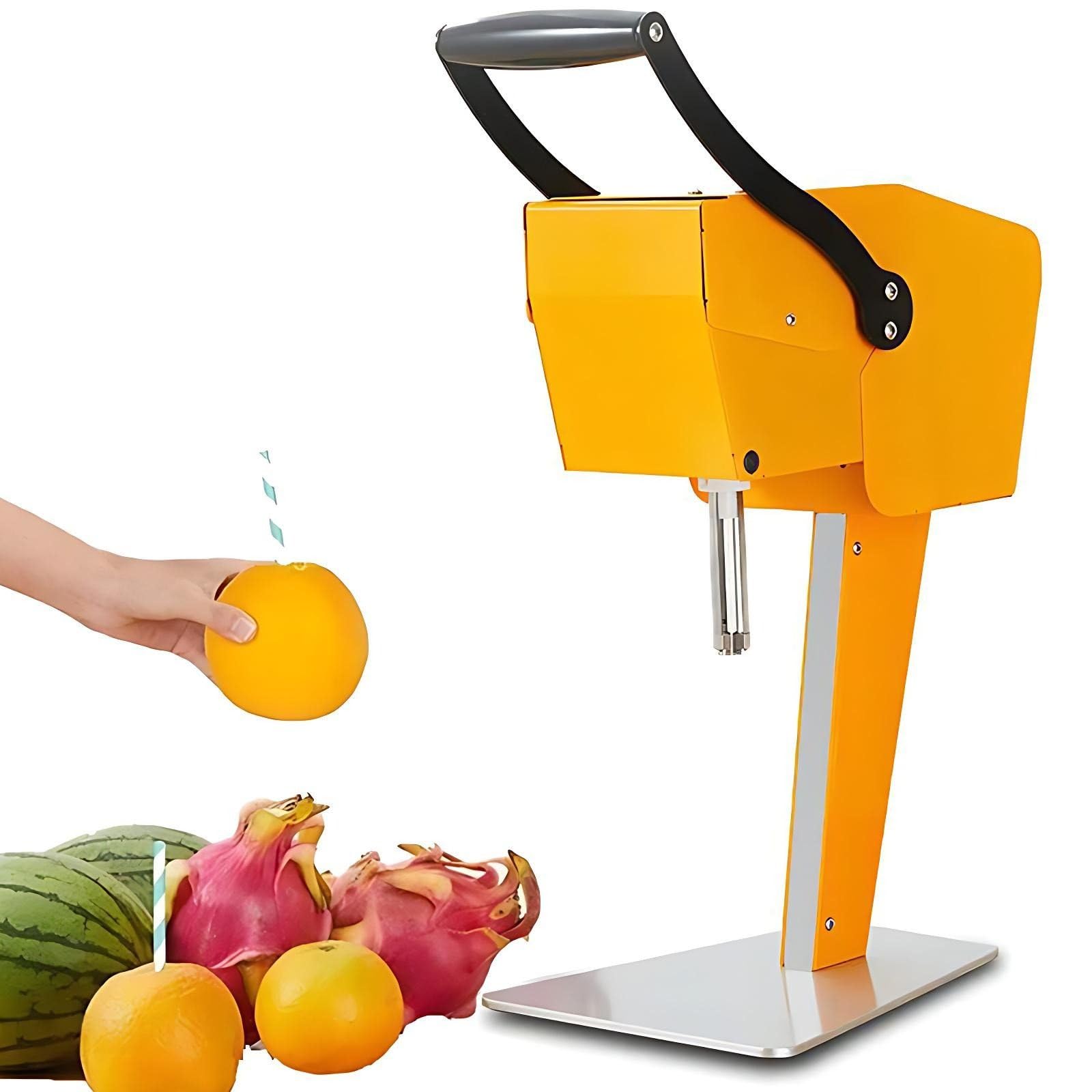 Electric Citrus Juicer,Commercial Orange Juice Squeezer for Oranges, Lemons, and Limes | Easy to Clean, No Need to Peel, Countertop Small Kitchen Appliance Juicer 8.1x11.2x22.2in