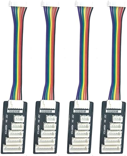 4 unids JST-XH Balance Board 2S-6S 3S Lipo cargador de batería Extend Expansion Board Adaptador Convertidor para Vehículos RC Carga de Batería Lipo
