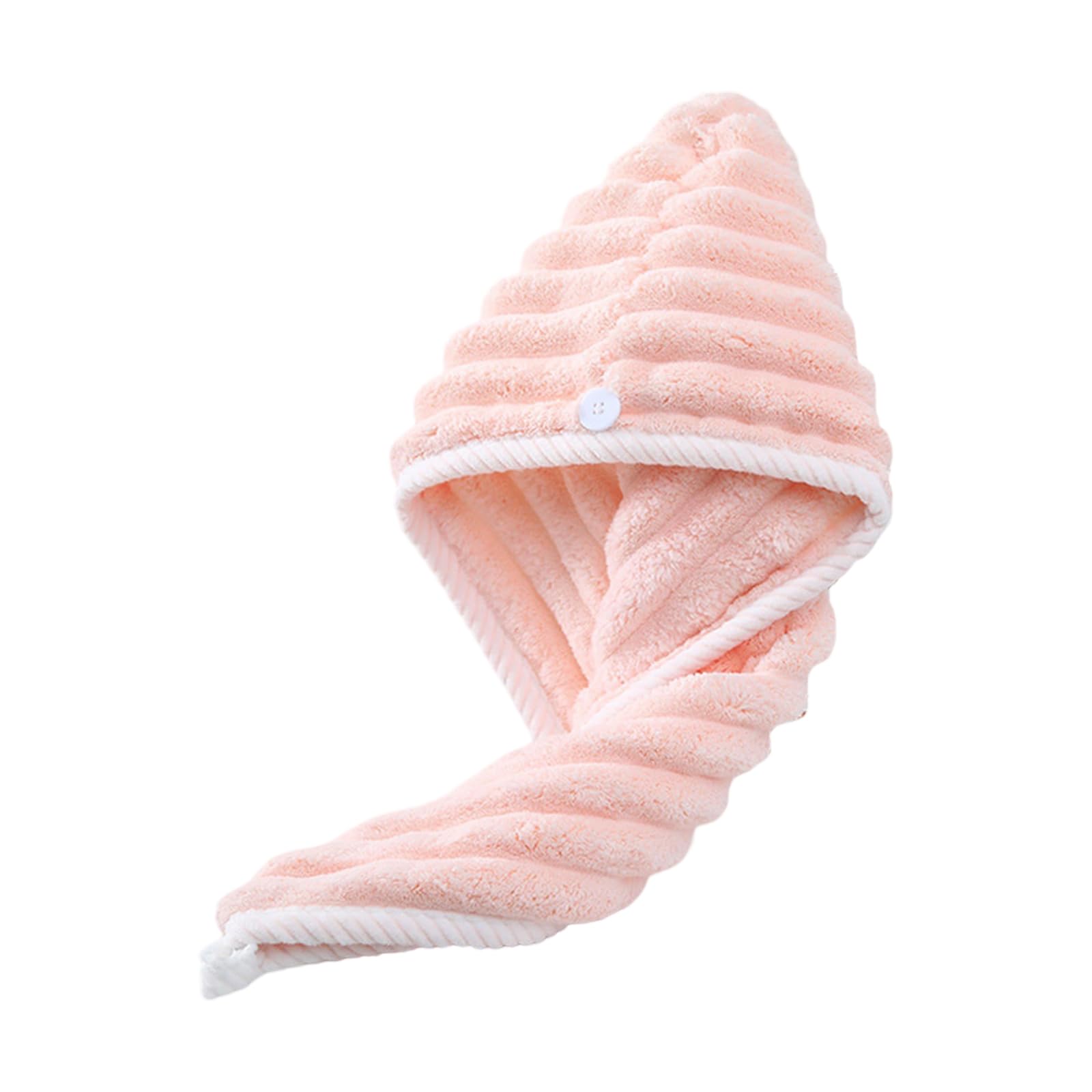 Buxuaaaa Dry Hair Caps for Women, Thickened and Super Absorbent Headscarf for Wiping Hair, Quick Drying Caps, Dry Towel Thickened Wrap