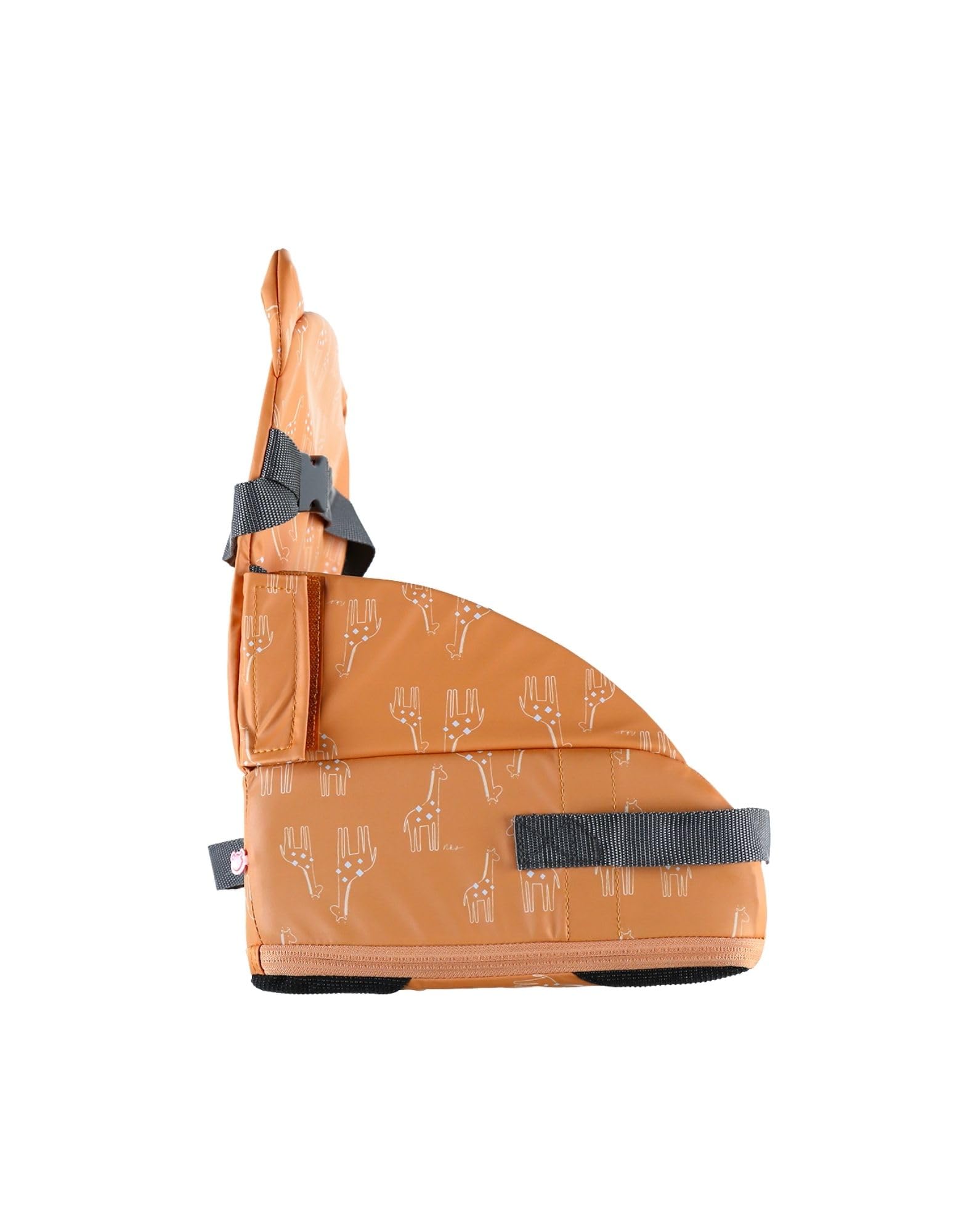 Rehausseur Ocre Bébé 9 mois à 3 ans Chaise Enfant Pliable Nomade Harnais Sécurité Imperméable Déhoussable Lavable Max 13 kg