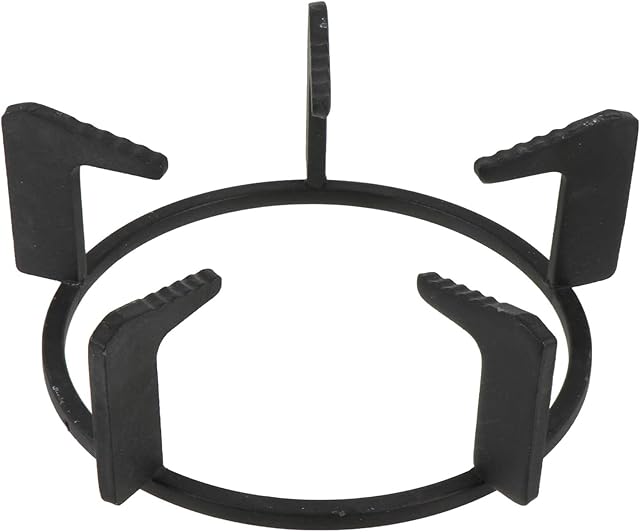 Lurrose Gas Hobs Wok Ring Non Slip Stove Trivets Support Ring Cast Iron Stove Trivets Cooktop Range Pan Holders Stand Milk Pot Holder Burner Grate for Gas Hob