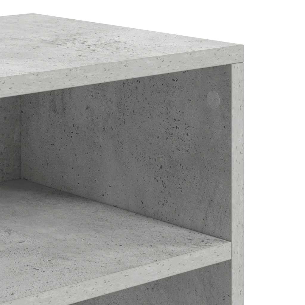 vidaXL Estantería Madera contrachapada Gris hormigón 60x30x71,5 cm