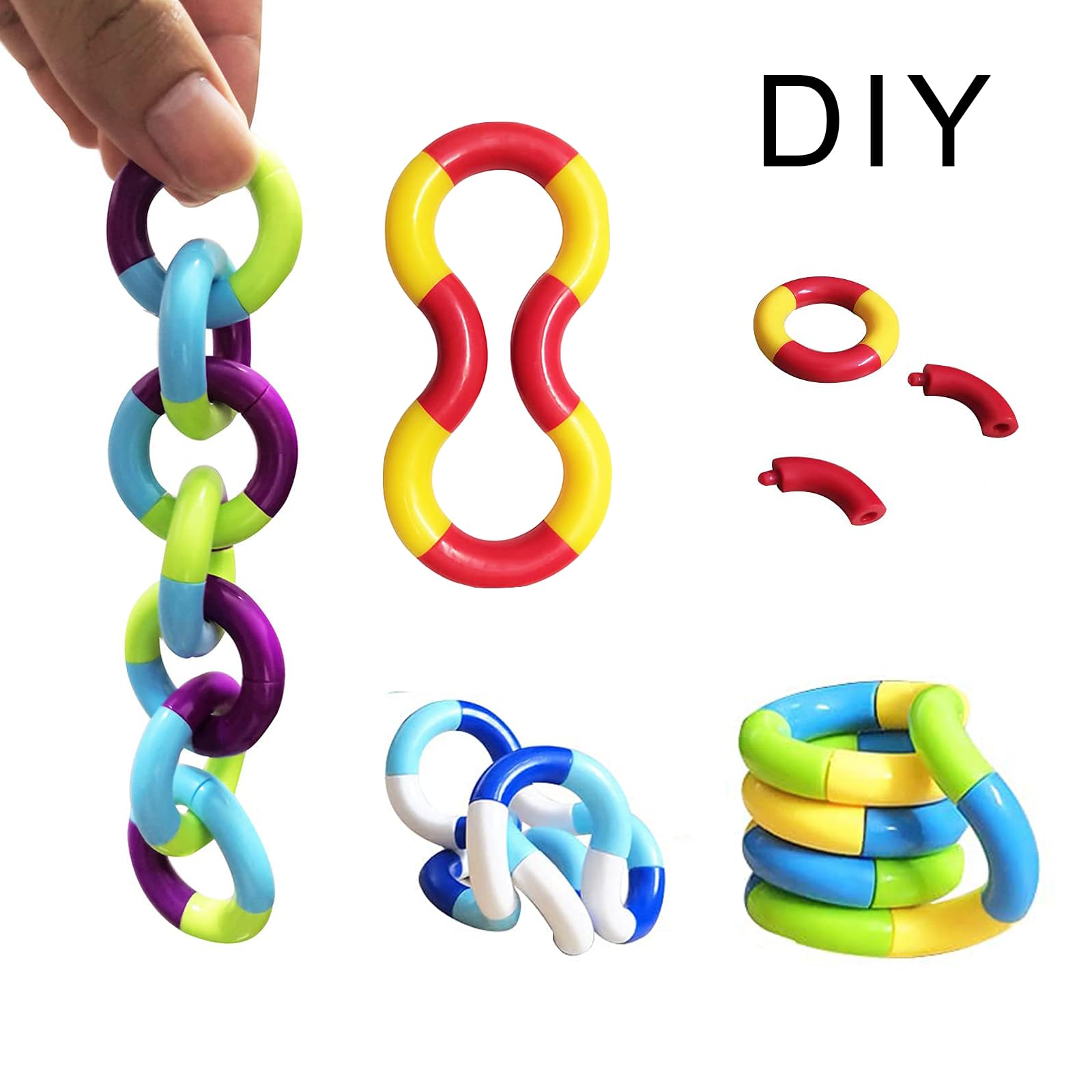 Fidget Twister, 5 sztuk zabawek ręcznych, antystresowych zabawek dekompresyjnych, dla autyzmu, dla dzieci i dorosłych