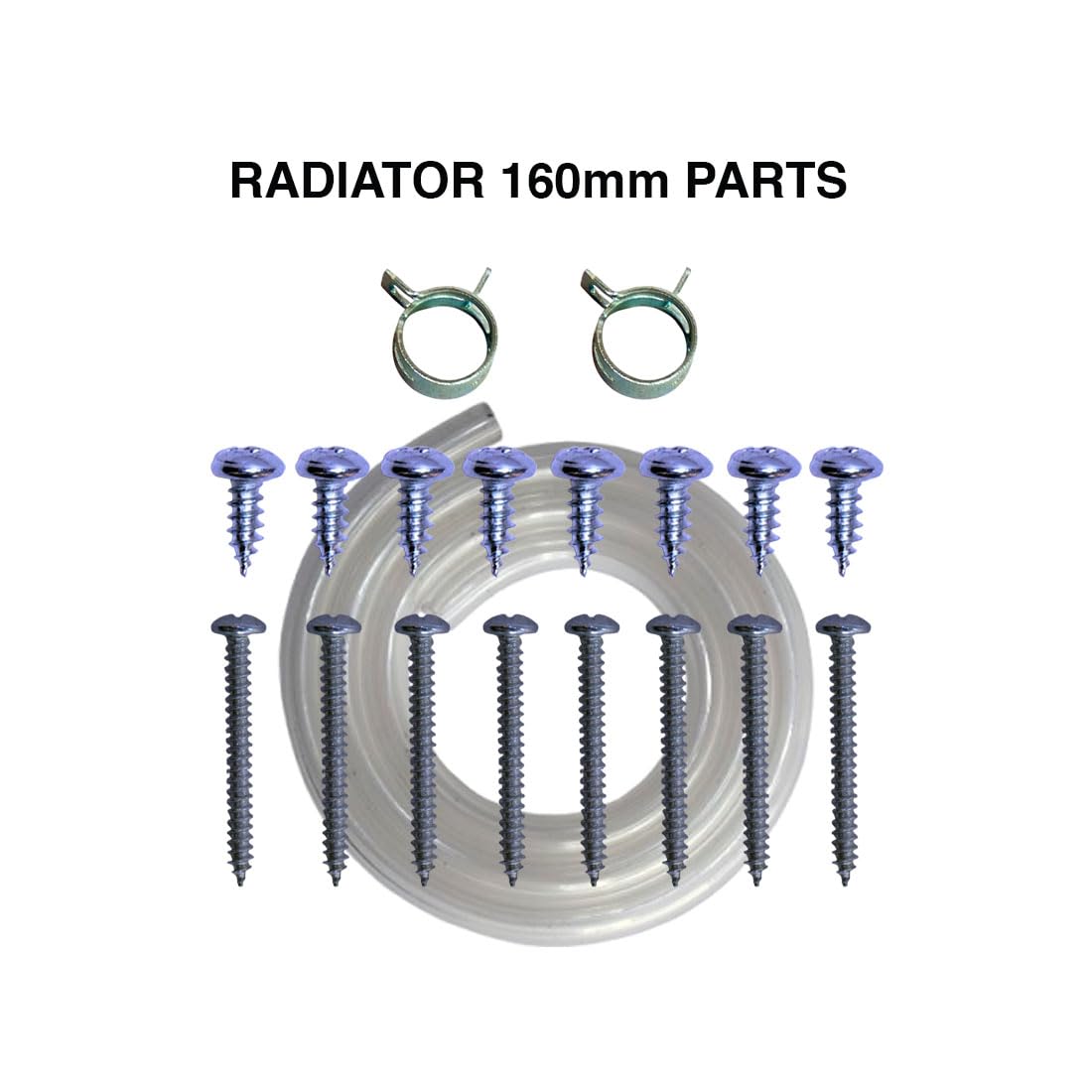 160mm PC Water Cooling Radiator – 6 Copper Pipes + Dual Fan Setup