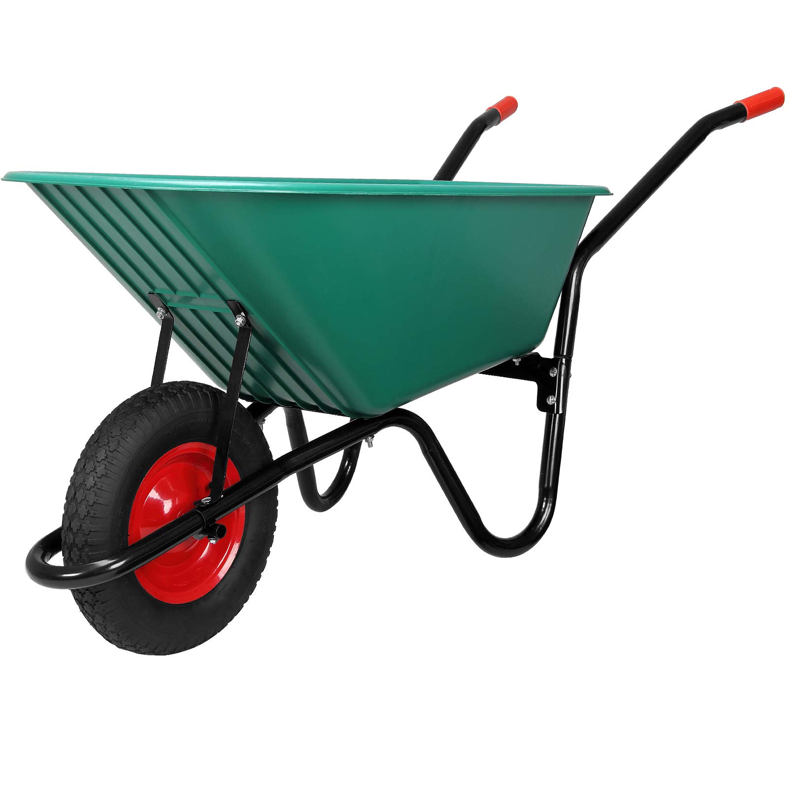 Buy Deuba Wheelbarrow 100L Garden Wheel Barrow Heavy Duty Pneumatic