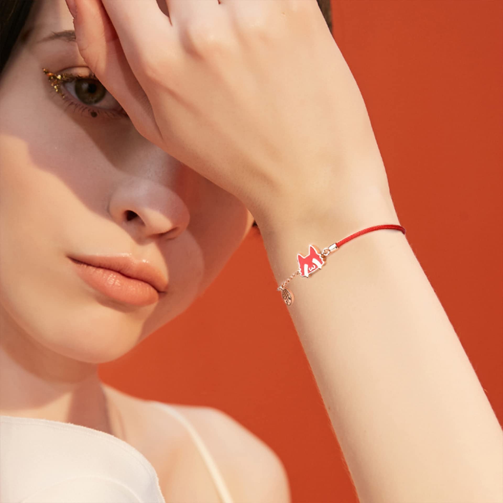 Gatito Mascota Tobillera Pulsera para Mujer Pulsera Ajustable envíate a ti Mismo, Familiares, Madres, Esposas, Mejores Amigos Regalo de cumpleaños