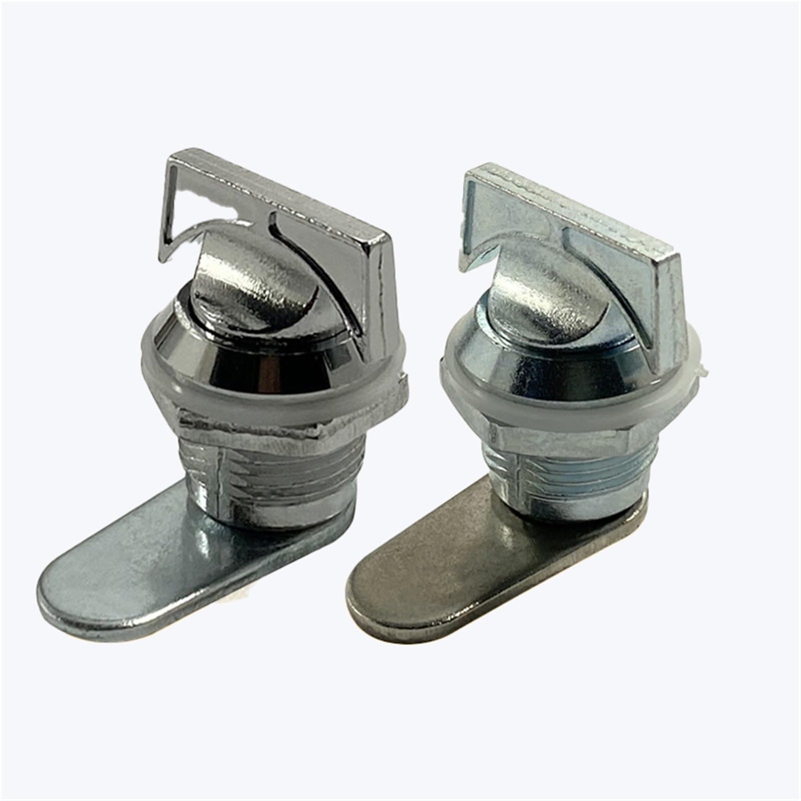 Tjuhgfedcq Ms402-2 Half Zinc Ms602 Safety Quarter Turn Lock For Cabinet Electrical Panel Push Button Mailbox Furniture Compression Cam Door 1Pcs