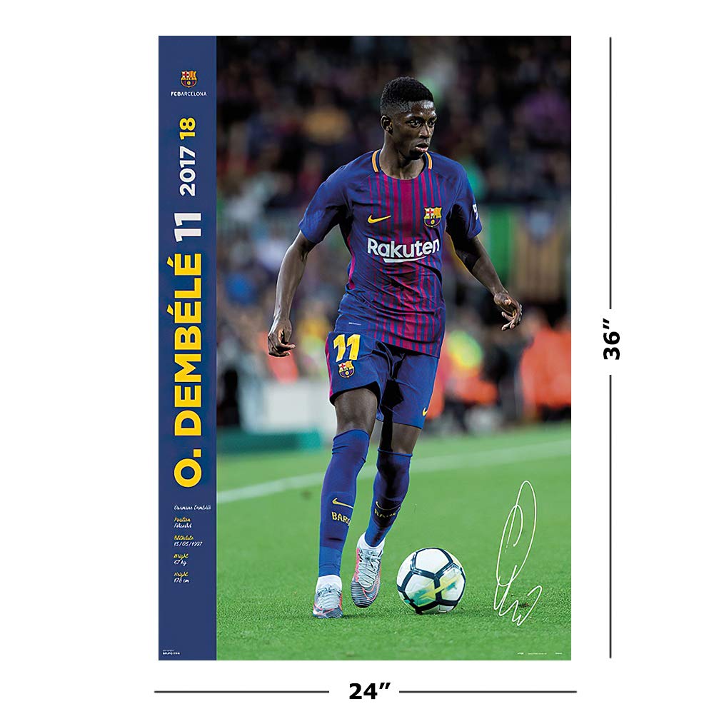 Flocage Officiel Barcelone 2017/2018 - Dembele Third - NEUF