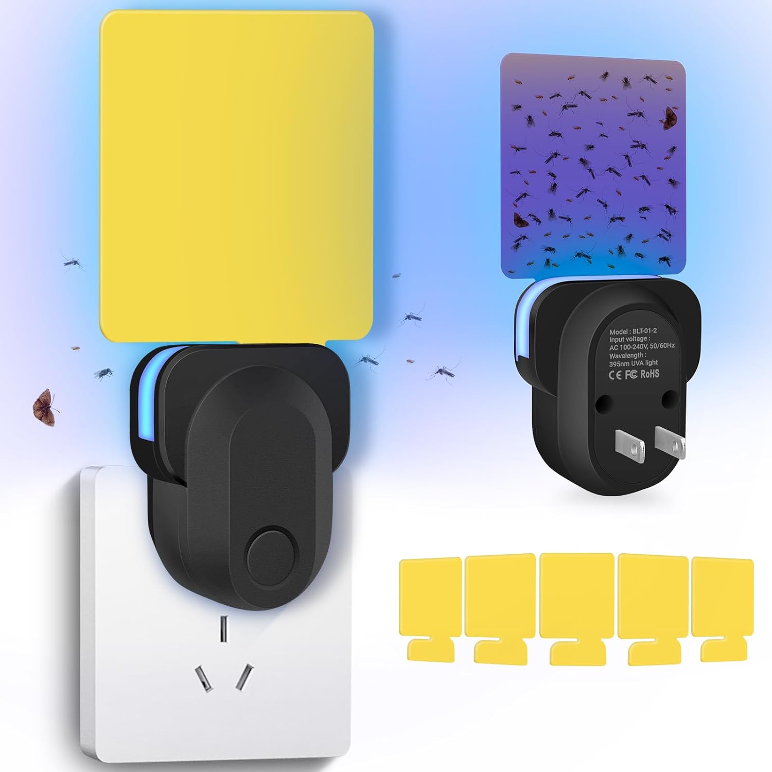 Flying Insect Trap Plugin, Gnat Killer Fruit Fly Traps