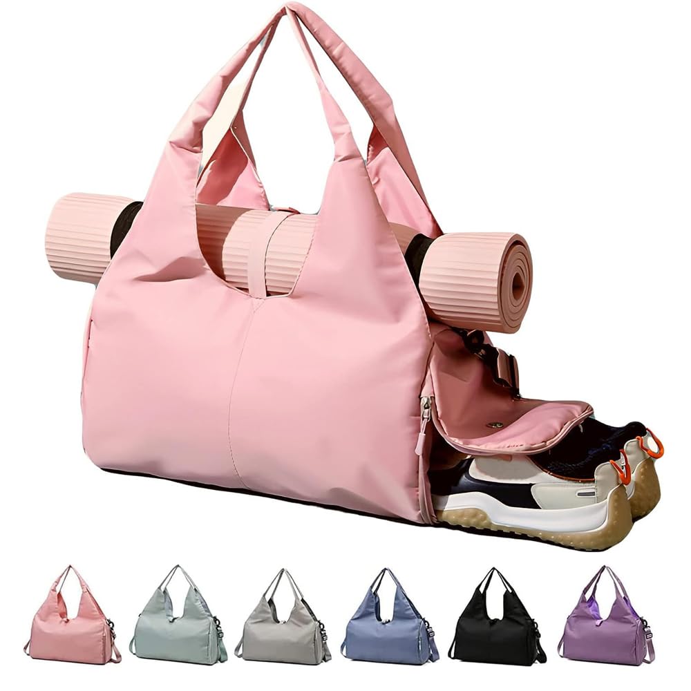 Oaygat Yoga Mat Tote Bag with Mat Holder Gym Bag with Shoe Compartment & Wet Pocket or Women & Men - Lightweight Waterproof Travel Bag for Home Gym and Studio — image 1