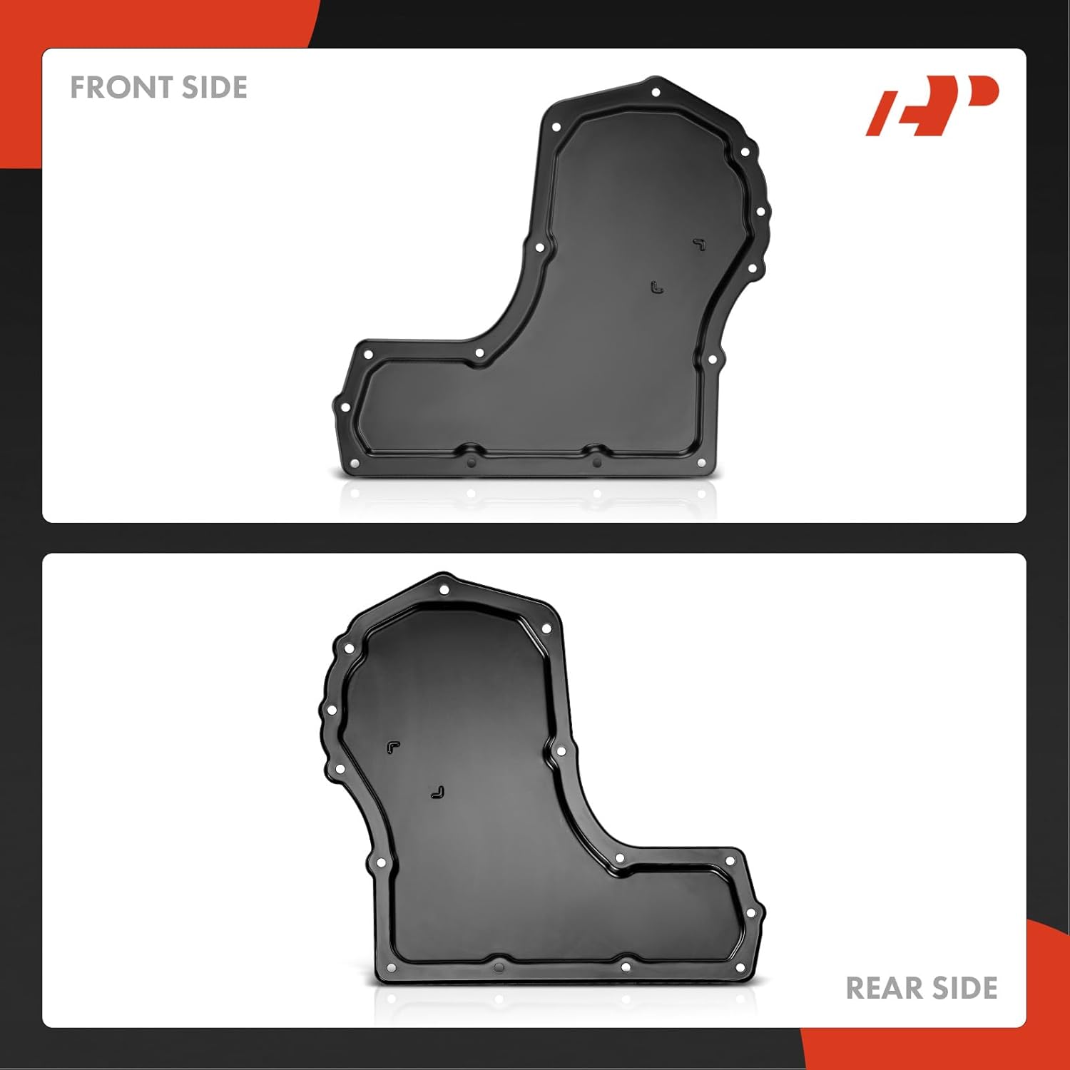 A-Premium Transmission Oil Pan with Gasket Compatible with 4T40-E 4T45-E Transmission & Chevy Cavalier Cobalt HHR Malibu & Pontiac G5 G6 Grand Am Sunfire & Saturn Aura L100/200/300