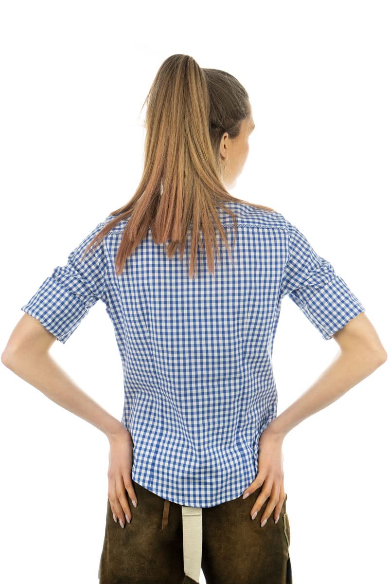 OS Trachten Trachtenbluse Tailliert Flosa