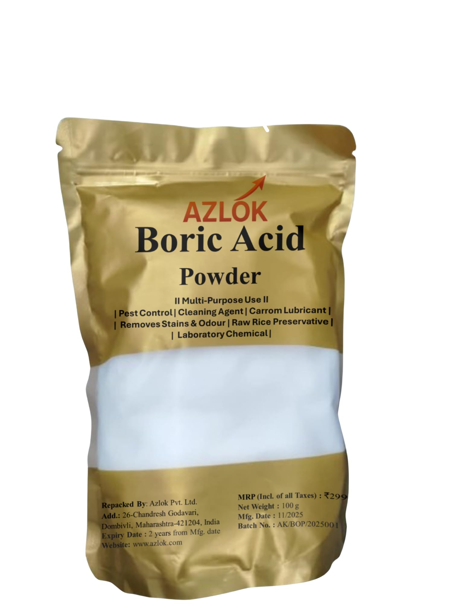 Azlok Boric Acid Powder 100 g | Multipurpose Household Utility Powder-image-23
