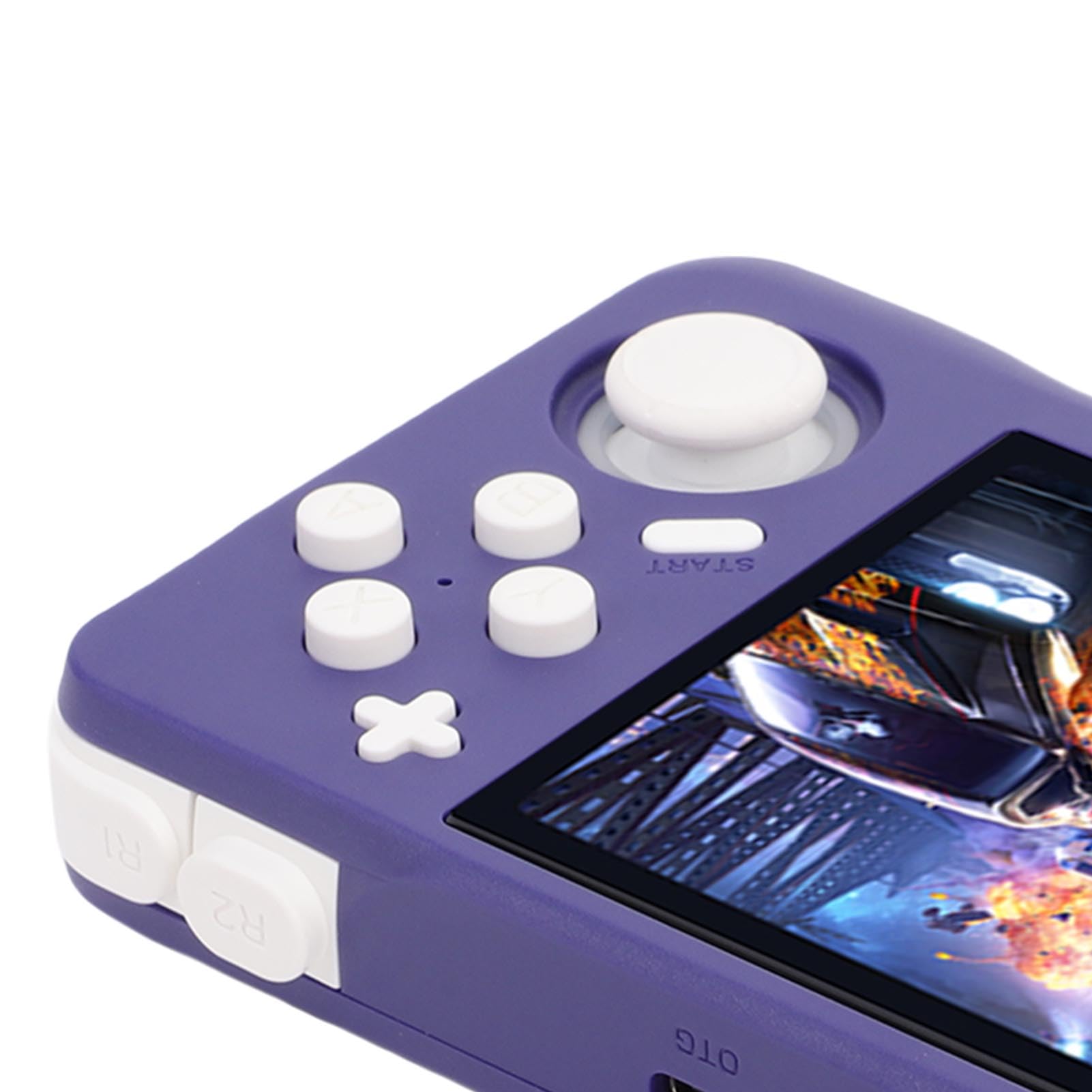Annadue Retro-Handheld-Spielekonsole, 3,5-Zoll-HD-Bildschirm-Gaming-Konsole, Integrierte Mehrere Emulatoren, Tragbarer Gaming-Player, Handheld-Game-Player für Reisen und Pendeln (64GB)