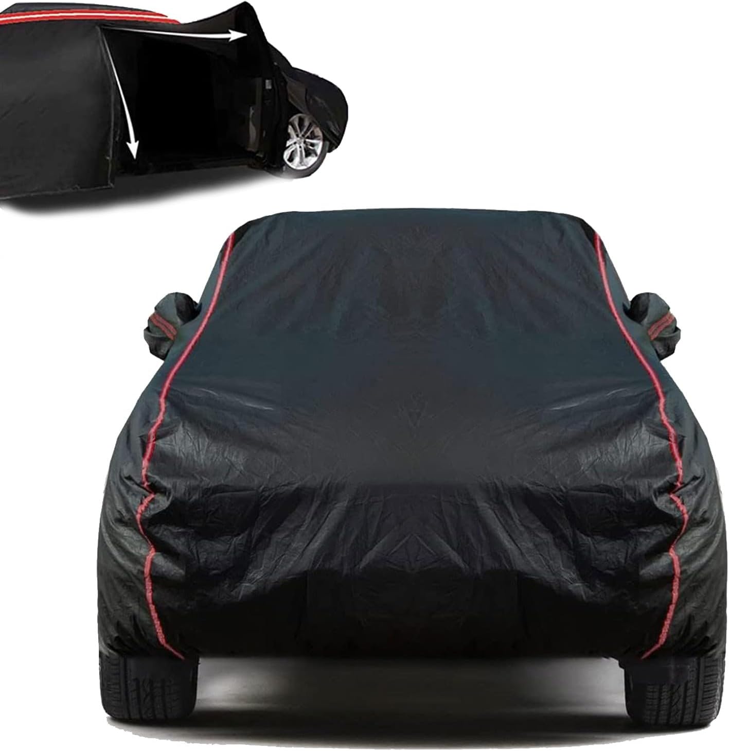 Outdoor Car Cover, Accessories for Hummer H2 SUV 2002-2009, Covers Waterproof All weather Weatherproof Snow UV Resistant Outside parking