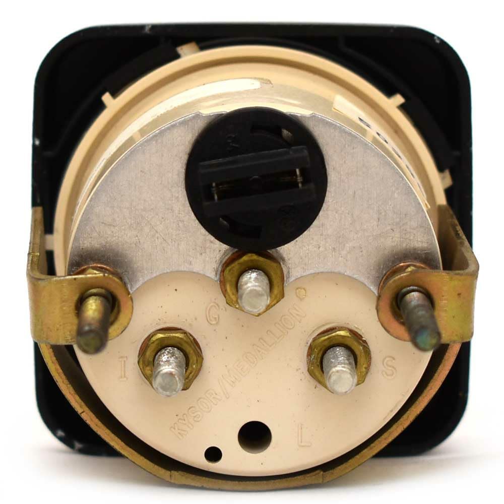 Medallion Marine Boat Trim Gauge PI-096-51 | Mercury 2 Inch Square Bezel Black