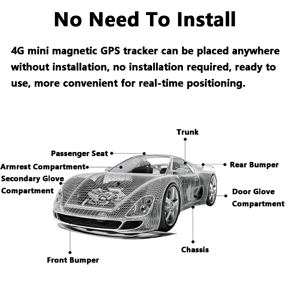 Mini GPS Tracker magnetico 4G Riloer 4G Mini GPS Tracker magnetico in tempo reale auto camion veicolo localizzatore Anti Theft