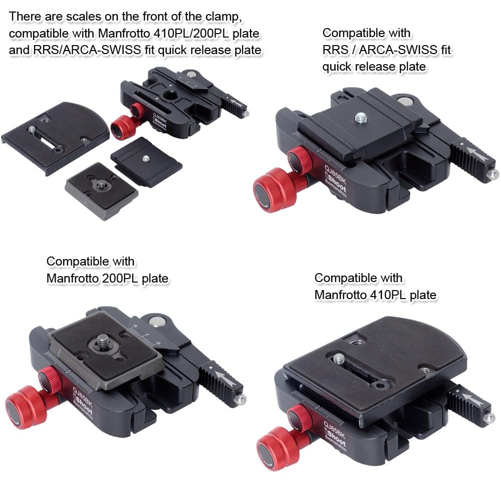 マンフロットAutoPole４本セット Amazon | iShootカメラクイックリリースプレートコンボQR