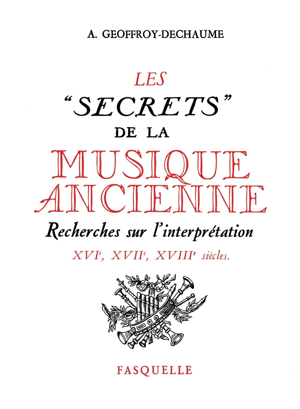 Les secrets de la musique ancienne