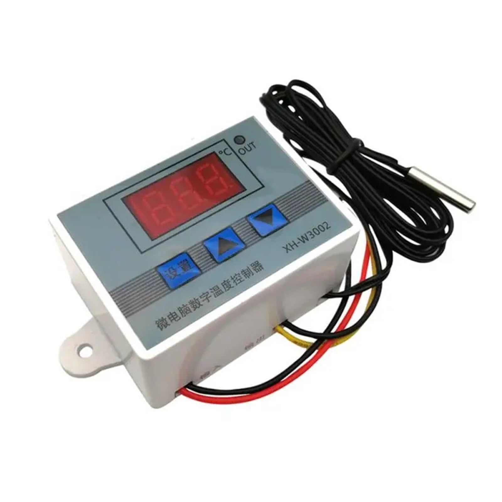 12V 24V 220V 110-220V W3002 LED Digitale Regolatore di Temperatura Microcomputer Termostato Termoregolatore Incubatore Interruttore di Controllo(Beige)