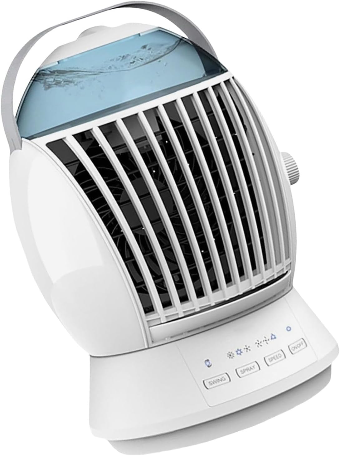 ポータブル空調冷却ファン調整振動小型コンディショナー 3 スピード水ミスト寝室用小スペース冷却ファン