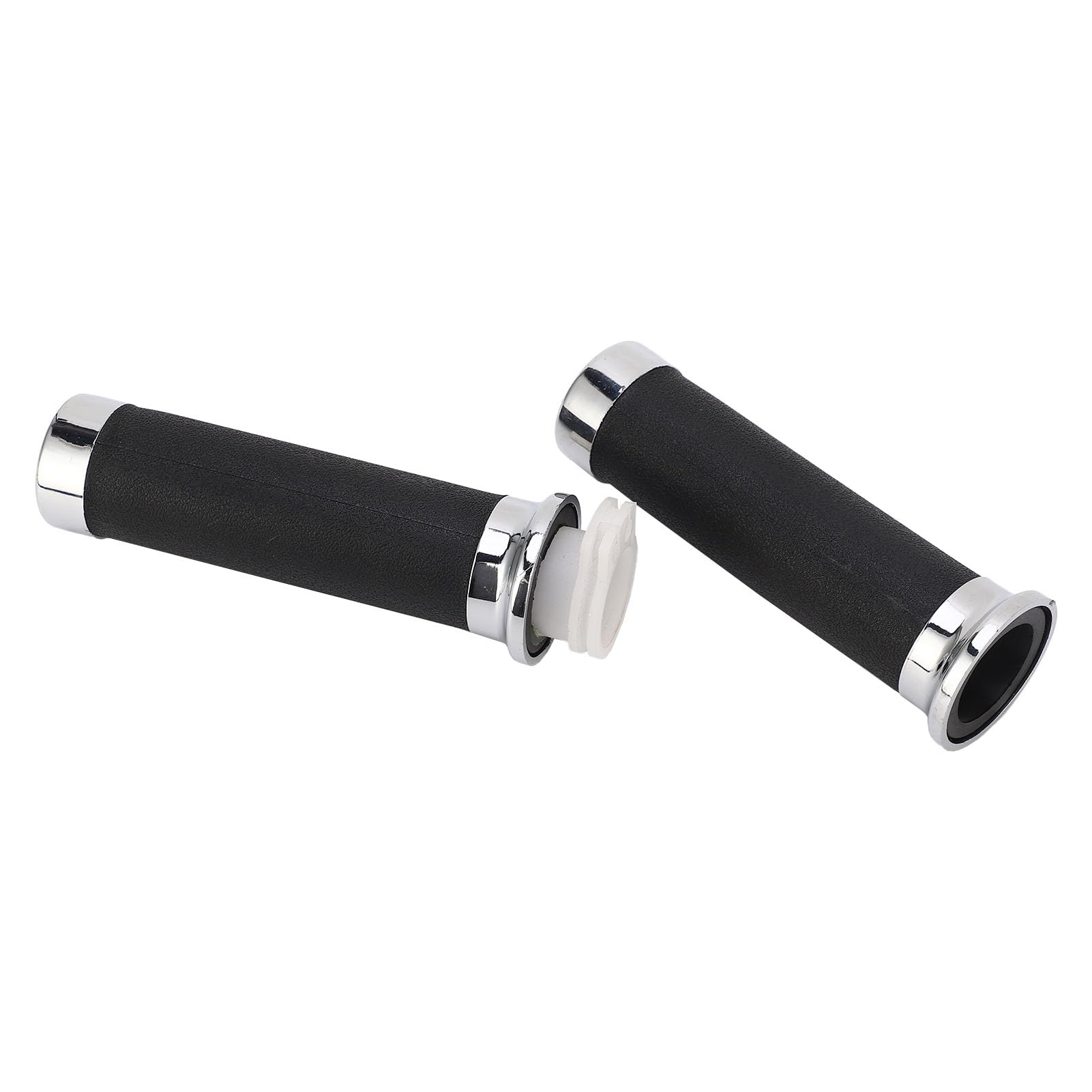Voor Honda Shadow VT 400 600 750 1100 VT400 VT600 13 Motorfiets Accessoires 7/8 ''22MM CNC Stuur Grips Handgreep Handvat Bar (Color : Silver