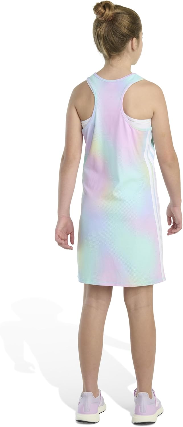 adidas Girls' AOP Tank Dress