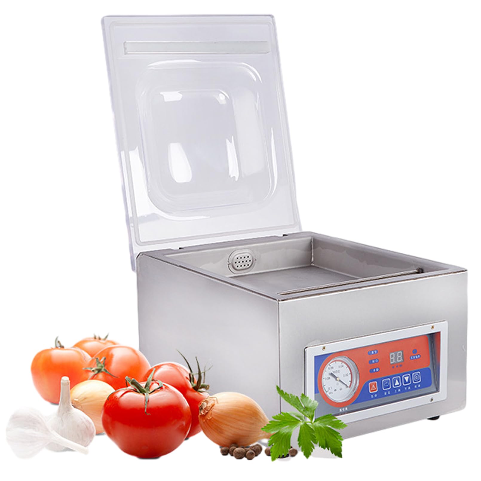 Eiwitany Commercial Vacuum Sealer, Food Packing Equipment, Creates Tight Airtight Seals for Juicy Foods, Fresh Meat, Soup, and Marinade.