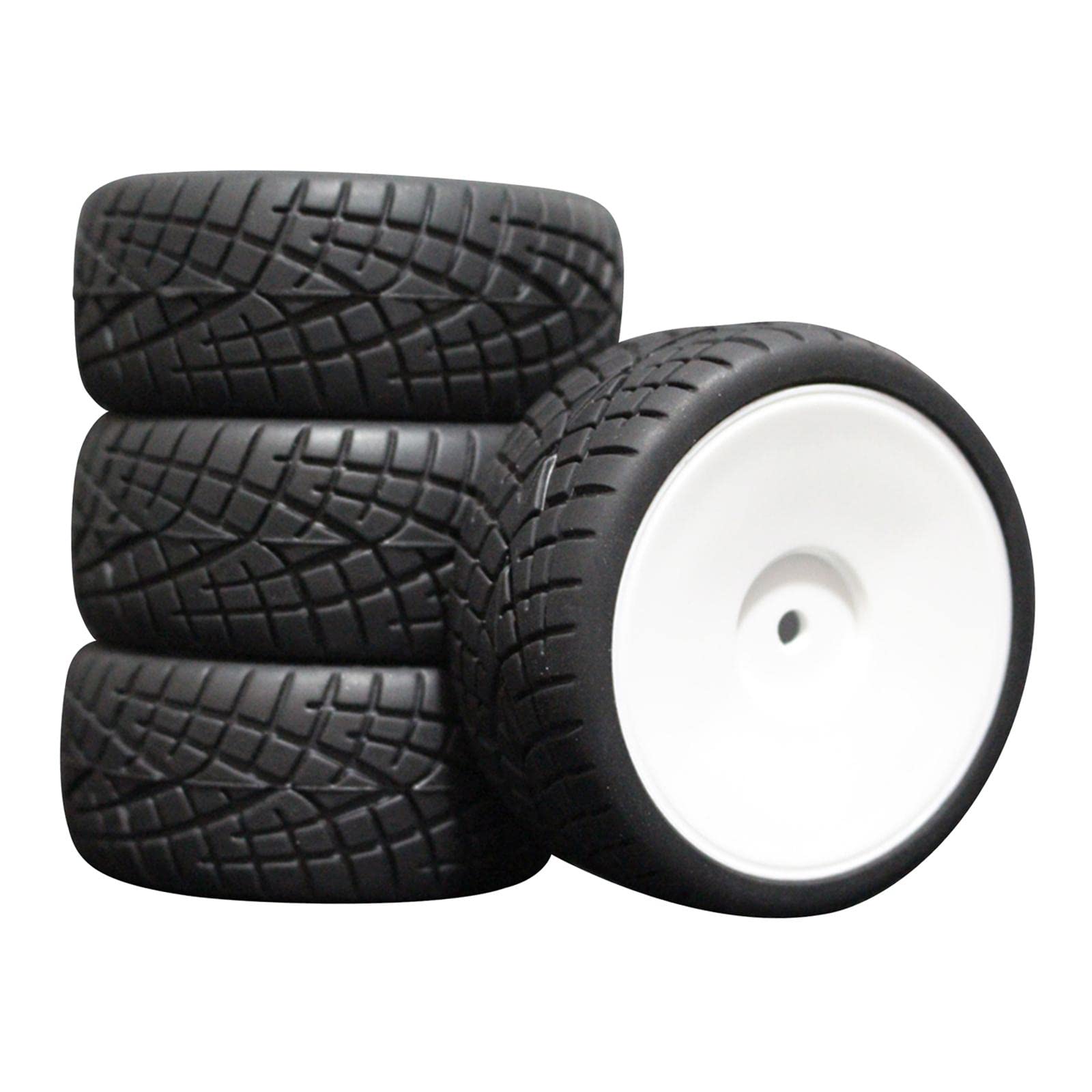 ATORSE 4X 1/10 Rc Car Wheel Tires Spare Parts for Hpi /Hsp 94123 94122 8001-image-27