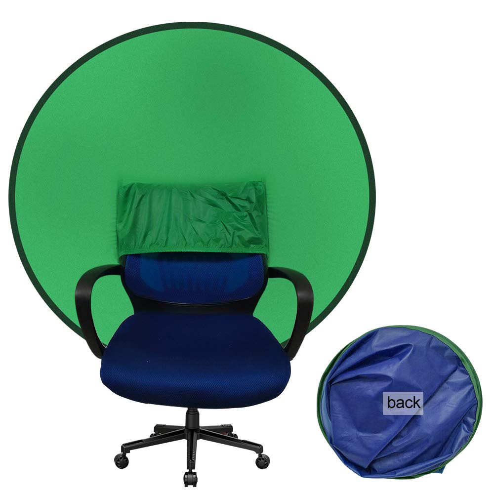 Buy Work from Home Video Conferencing DualSided 44"/110cm Square cam Zoom Background Screen