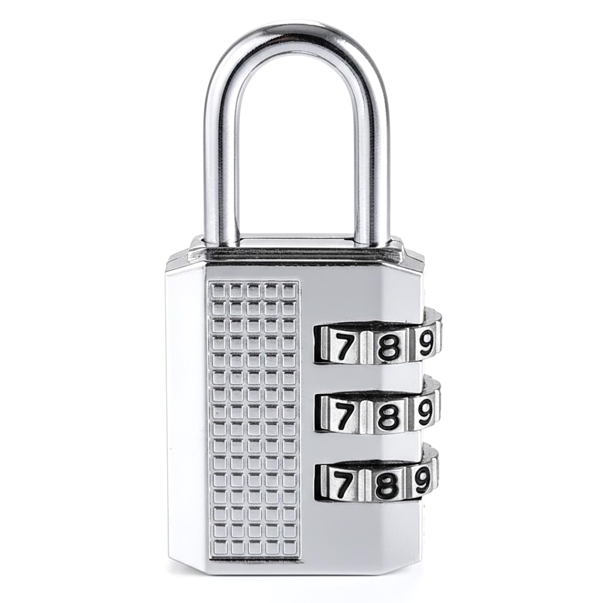 GLUN® Small Luggage Lock 3 Dialer Rechangable Number Lock for Luggage, Suitcase, Bag, & Travel Bags, Combination Pad Lock-image-47