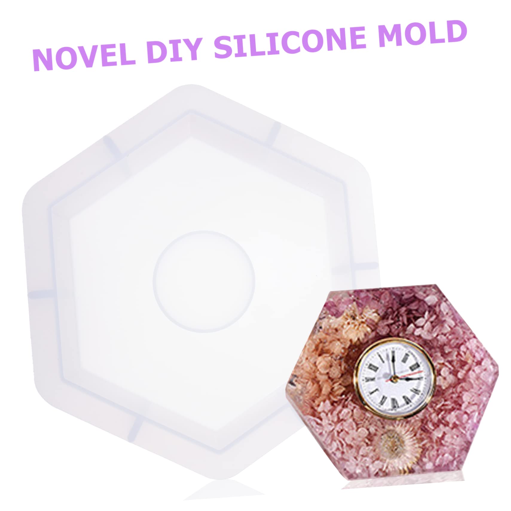 NUOBESTY 3pezzi Stampo Silicone Per Orologi Fai Da Te Facile Da Usare Materiale Flessibile e Durevole Per Creare Piastre Per Orologi e Progetti Creativi Per Appassionati Di