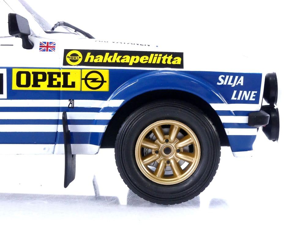 MODELLINO IN SCALA COMPATIBILE CON FORD ESCORT MK II RS 1800 N.2 RALLY SWEDEN 1977 VATANEN/HARRYMAN 1:18 IXO MODEL 18RMC142