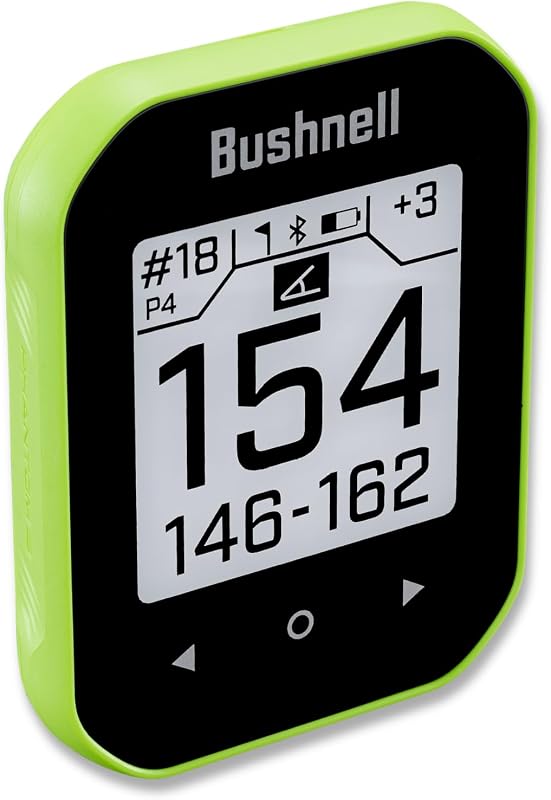 Bushnell Golf Phantom 3 Slope GPS, Green | Handheld, Touchscreen, Slope-Adjusted Distances, 38,000+ Courses & Magnetic Cart Mount