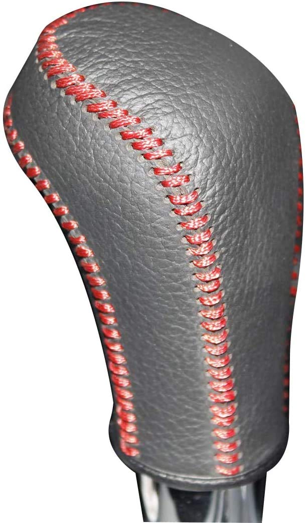 Amazon.com: JI Loncky Black Genuine Leather Gear Shift Knob Cover
