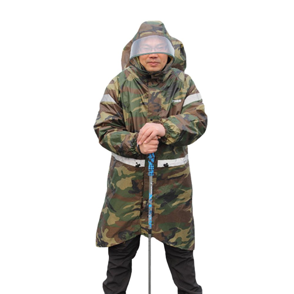 ZZHF Yuyi Imperméable Extérieur Adulte Conjoined Imperméable Camping Sac à dos Imperméable Imperméable Pêche Poncho Imperméable Imperméable Imperméable Imperméable Pliable (Couleur : C, Taille M