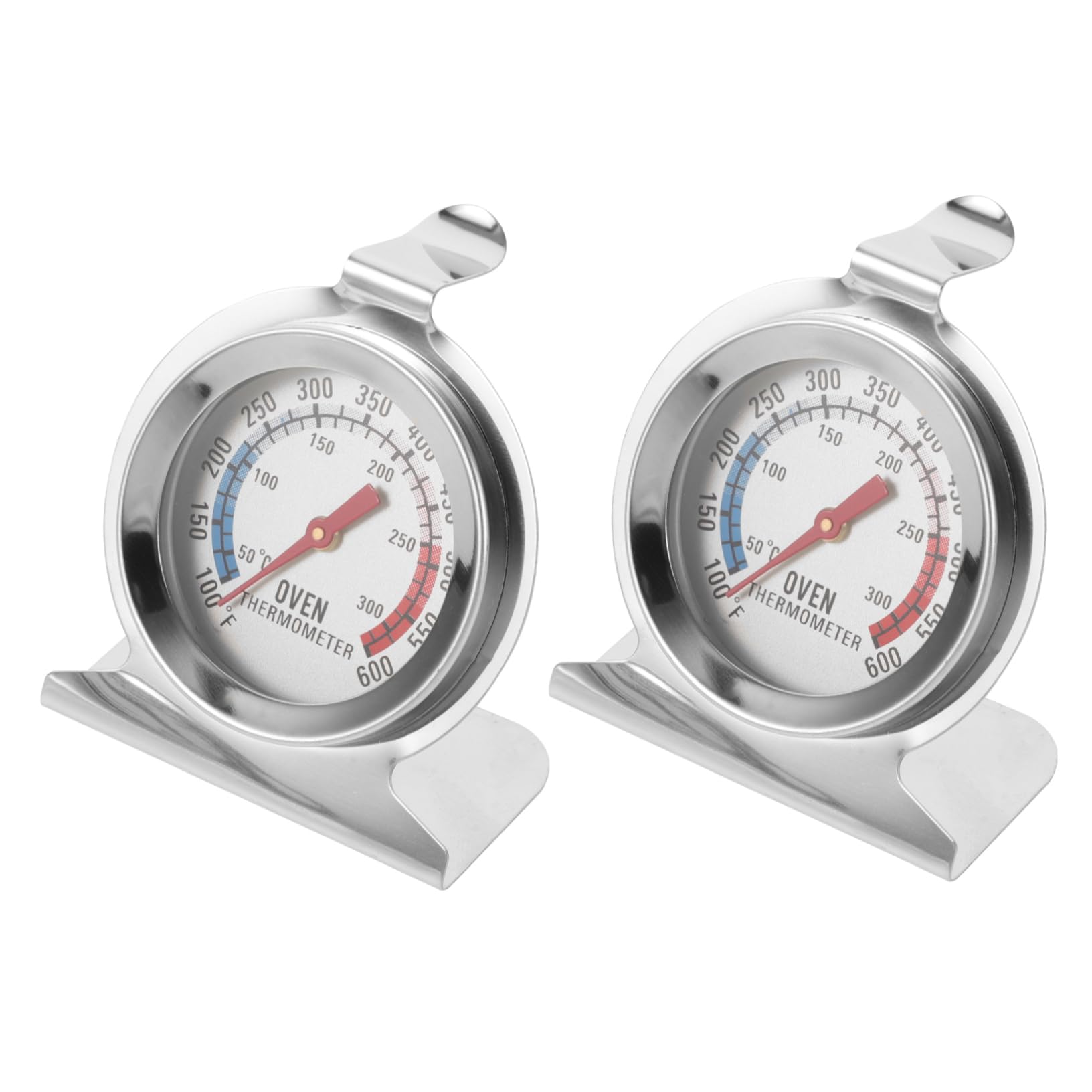 Cabilock 2pcs Oven Thermometer Dual Scale Baking Grilling Thermometers Accurate Temperature Gauge for Ovens Grills and Barbecues