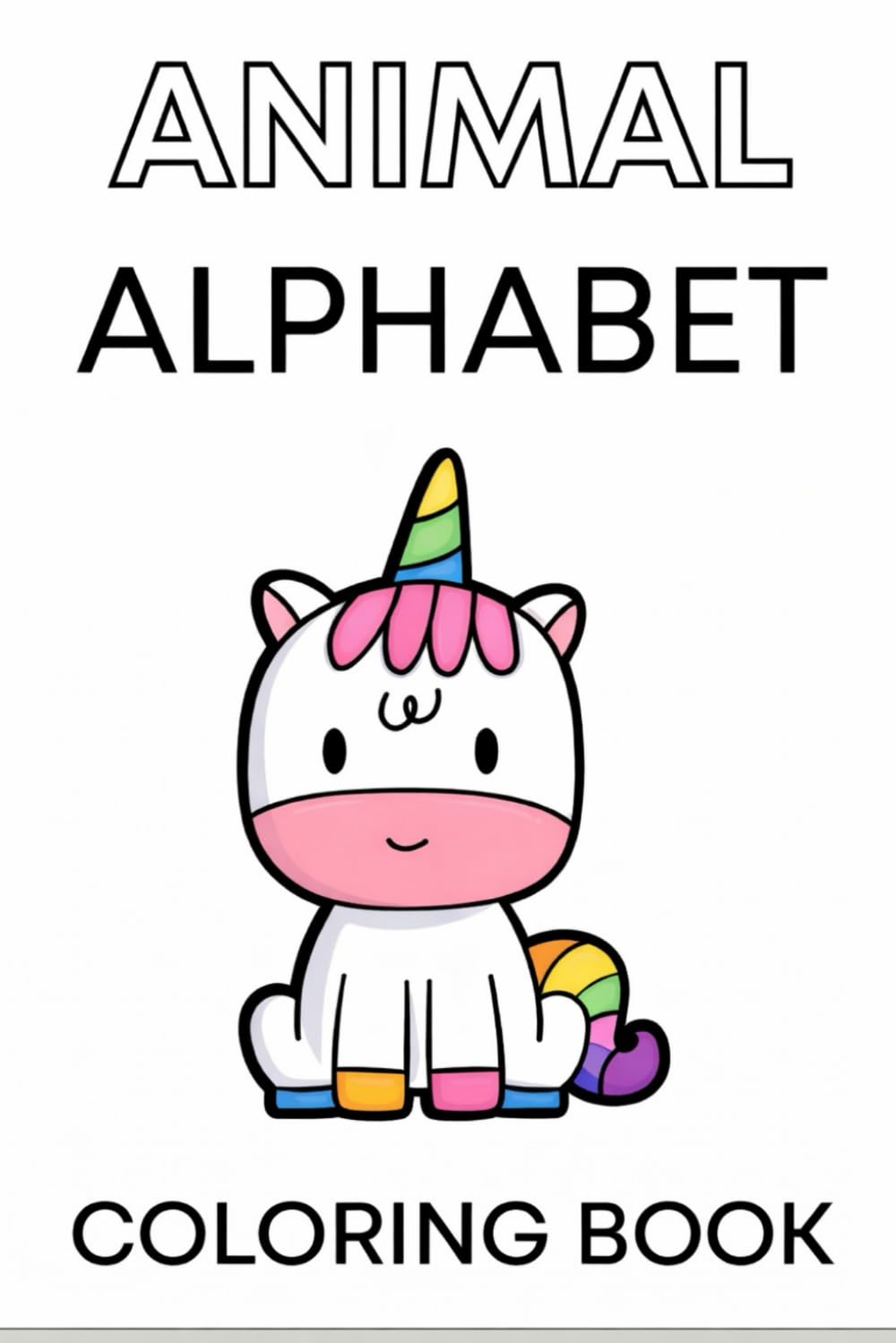 Animal Alphabet Coloring Book: Fun Alphabet Tracing Workbook for Kids Ages 3–7 | Coloring, Letter Recognition & Early Learning