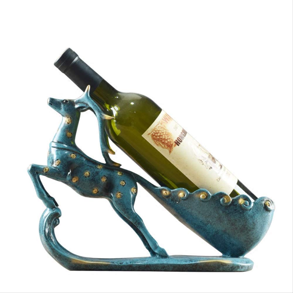 XKUN Plum Deer Red Wine Rack Set Pieces Simple European American Living,Room,Wine Cabinet,Decoration,Homeanishings,Cultural Ornament