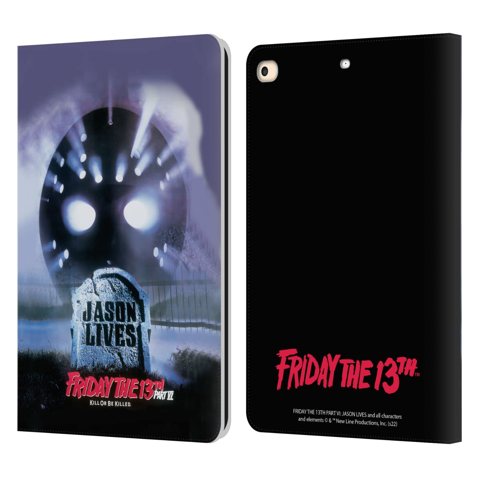 Étui portefeuille iPad 9.7 2018 Jason Lives cuir robuste - 7