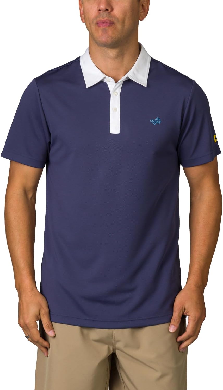 Reef Mens Reef Mulligan Short Sleeve Polo