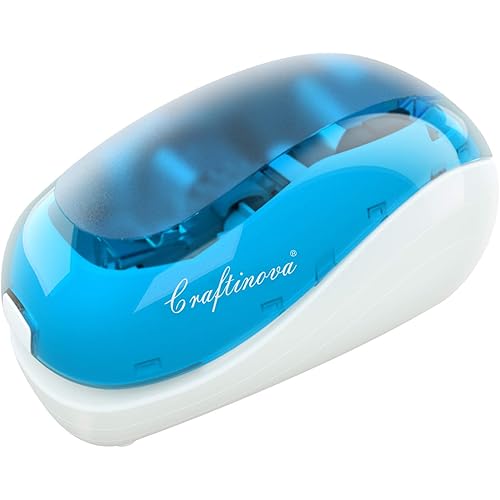 Craftinova Electric Stapler,Including 2000 Staples and 1 adapters,Suitable for Palm Size and high Comfort，25 Sheet Capacity, AC Adapter or Battery Powered，Battery not Included