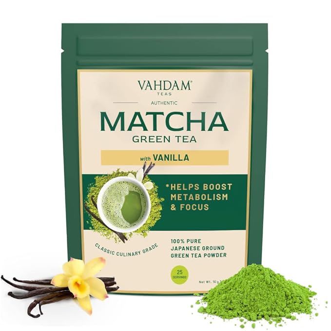 VAHDAM Matcha Green Tea Powder 50 GMS 100 Pure Certified Japanese