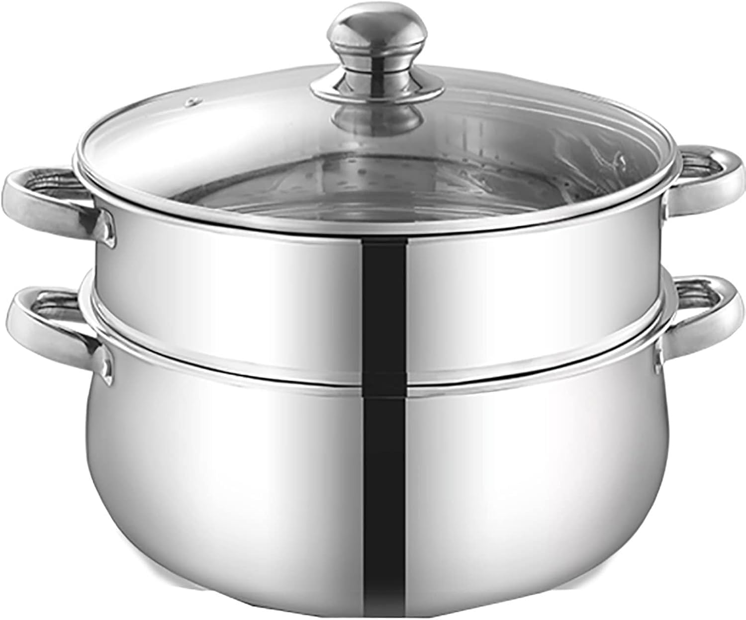 Marmite 32cm en acier inoxydable idéale pour grands repas